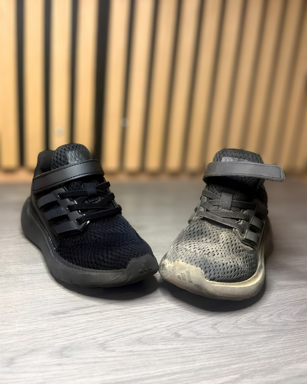 Kids' school trainers — one revived, one next in line